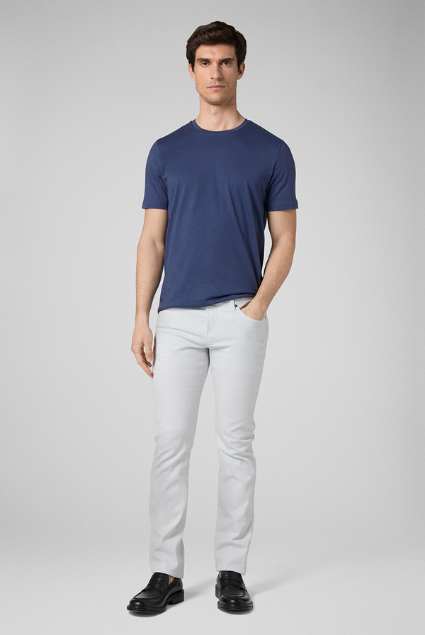 Cotton tshirt in the lavander color - Pal Zileri shop online