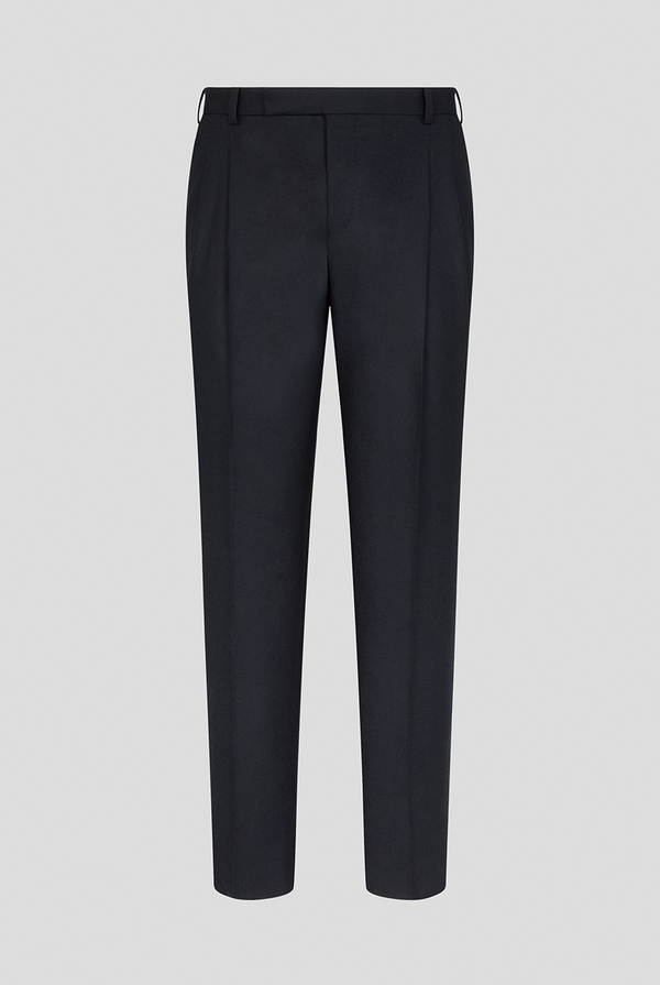 Double pleat trousers in stretch wool - Pal Zileri shop online