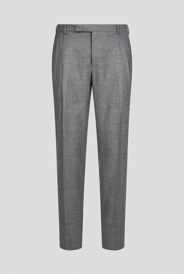 Double pleat trousers in stretch wool - Pal Zileri shop online