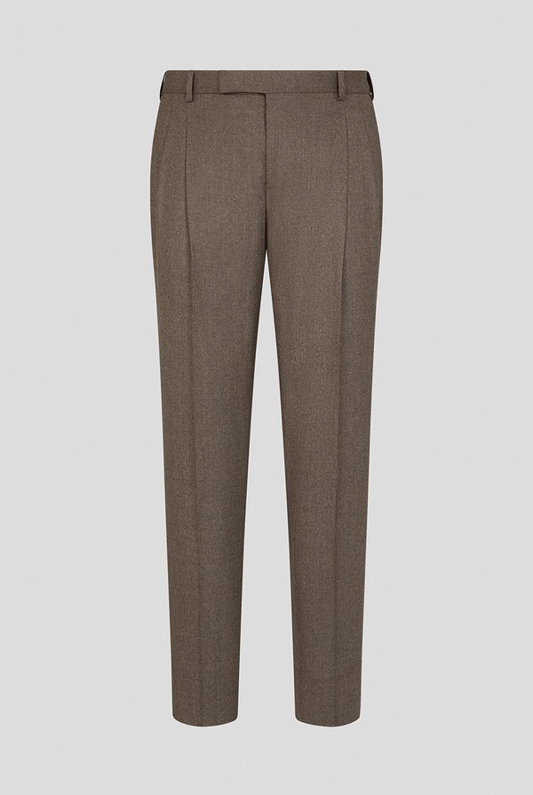 Double pleat trousers in pure wool - Pal Zileri shop online