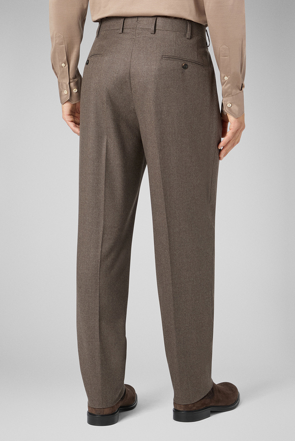 Double pleat trousers in pure wool - Pal Zileri shop online