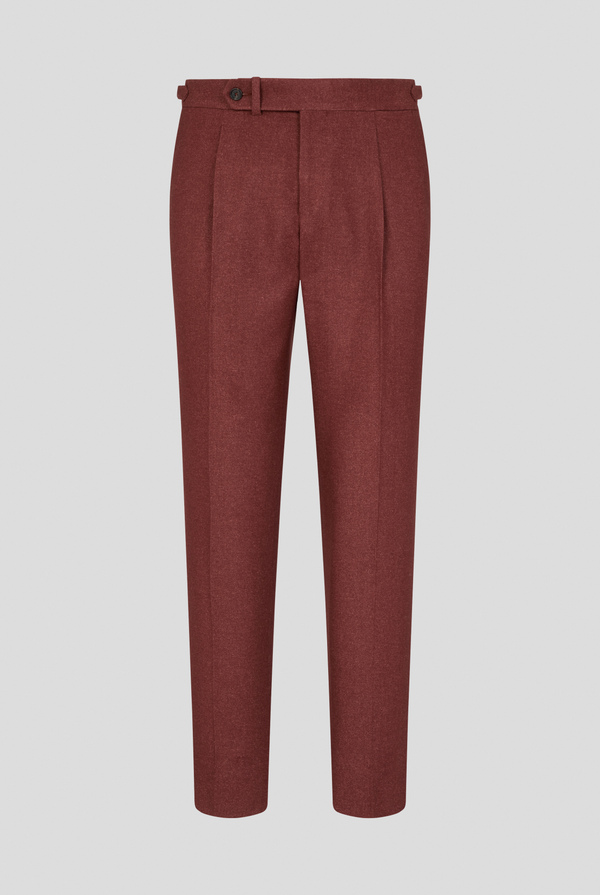 Pantaloni in seta e lana stretch con cinturini regolabili - Pal Zileri shop online