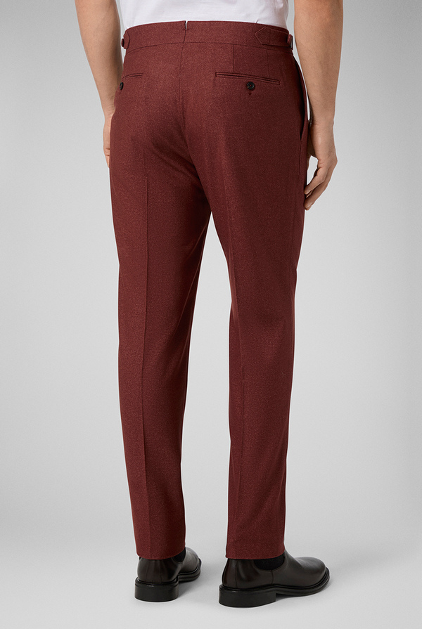 Pantaloni in seta e lana stretch con cinturini regolabili - Pal Zileri shop online