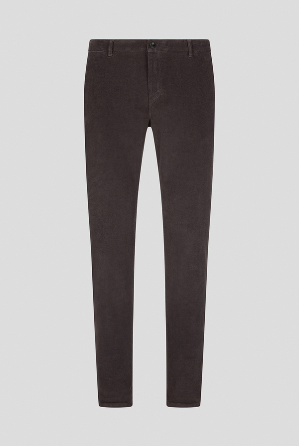 Pantaloni chino tinti in capo in cotone corduroy - Pal Zileri shop online