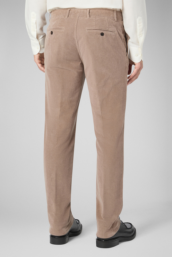 Garment dyed chino in corduroy cotton - Pal Zileri shop online