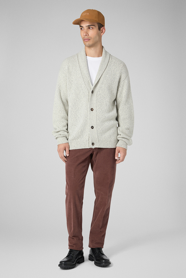 Pantaloni chino tinti in capo in cotone corduroy - Pal Zileri shop online