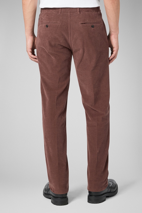 Garment dyed chino in corduroy cotton - Pal Zileri shop online