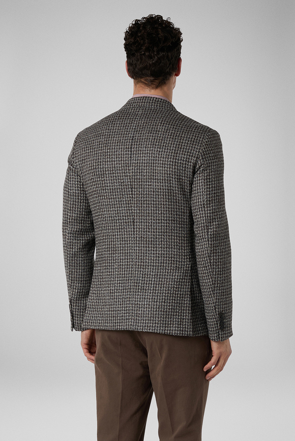 Giacca Brera in lana e alpaca stretch effetto maglia - Pal Zileri shop online