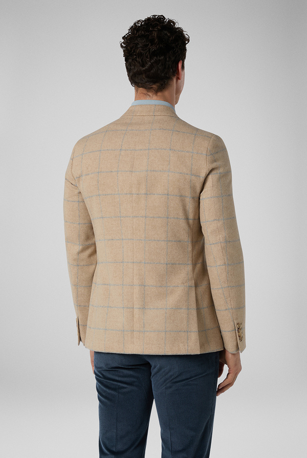 Giacca Brera in pura lana con motivo macro check - Pal Zileri shop online
