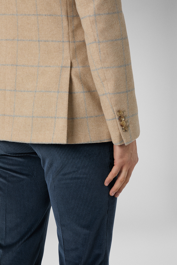 Giacca Brera in pura lana con motivo macro check - Pal Zileri shop online