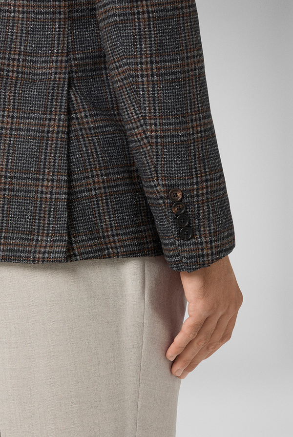 Giacca Brera doppio petto in pura lana con motivo Principe di Galles - Pal Zileri shop online