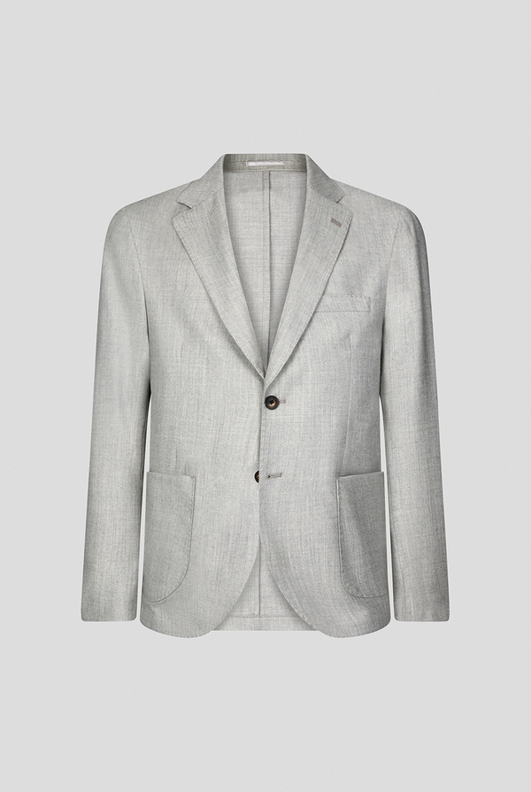 Wool and cashmere jacket LIGHT GREY Pal Zileri | Shop Online