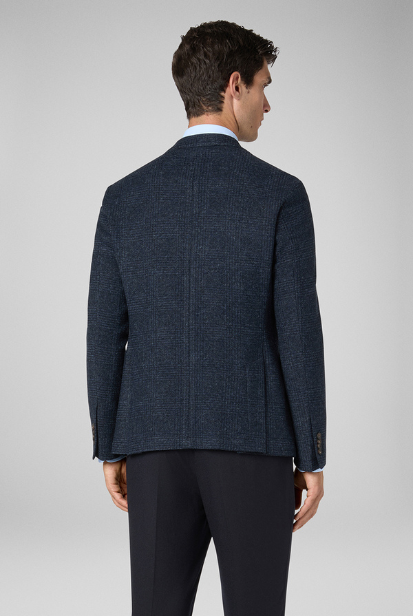 Jacket in technical wool with micro pattern - Pal Zileri shop online