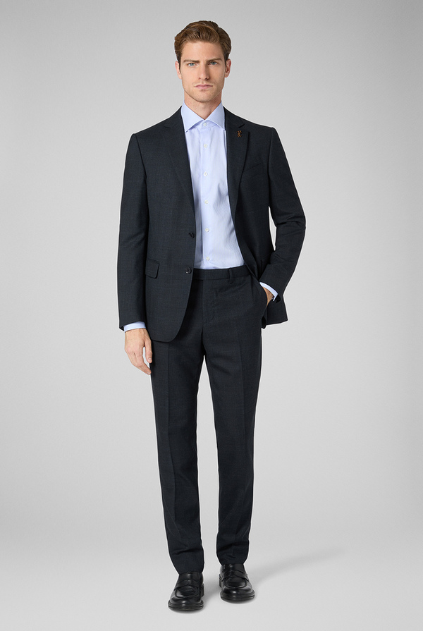 Palladio suit in stretch wool with Prince of Wales motif - Pal Zileri shop online