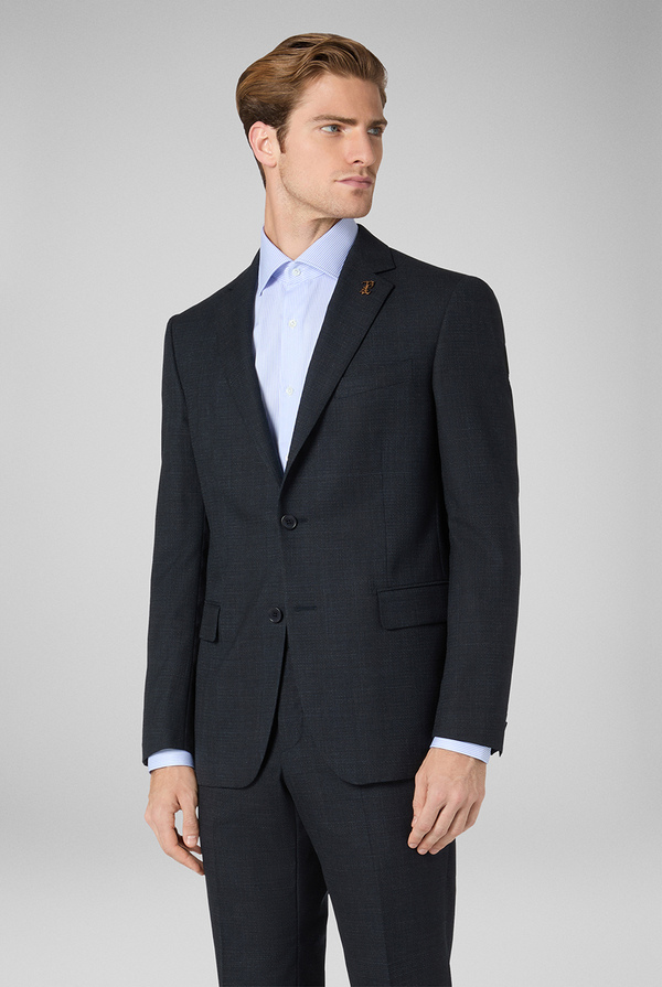 Palladio suit in stretch wool with Prince of Wales motif - Pal Zileri shop online