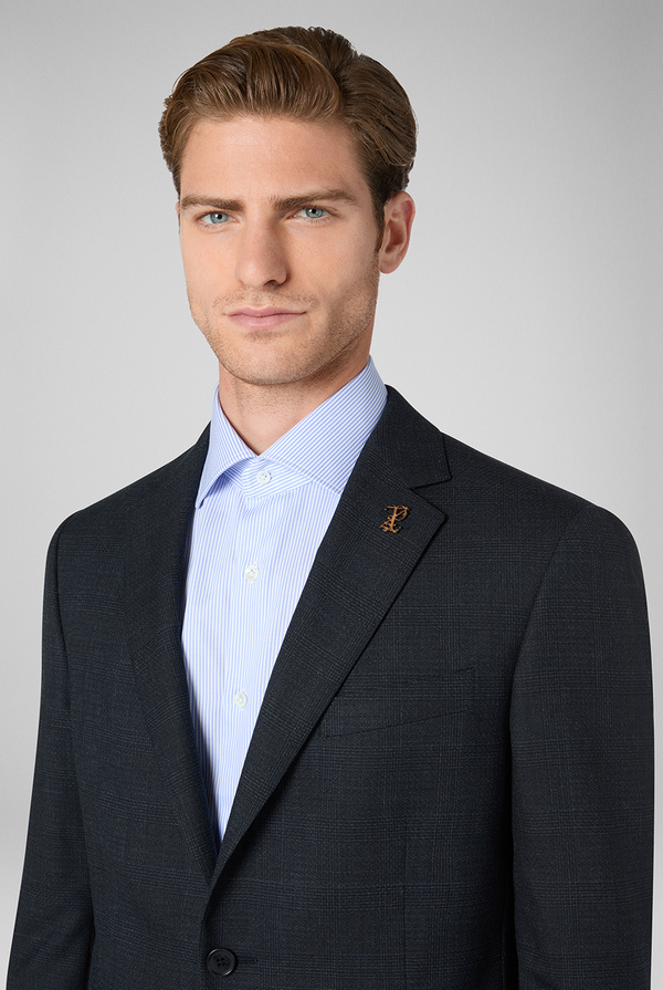 Palladio suit in stretch wool with Prince of Wales motif - Pal Zileri shop online