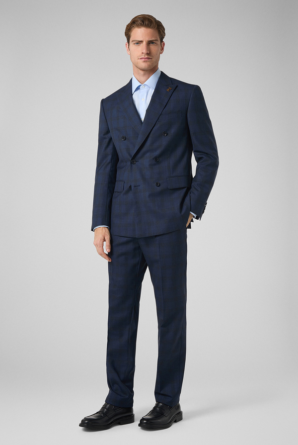 Vicenza suit in pure wool with Prince of Wales motif - Pal Zileri shop online