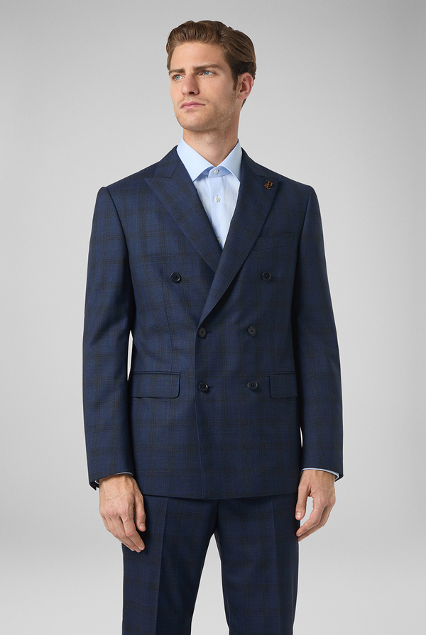 Vicenza suit in pure wool with Prince of Wales motif - Pal Zileri shop online