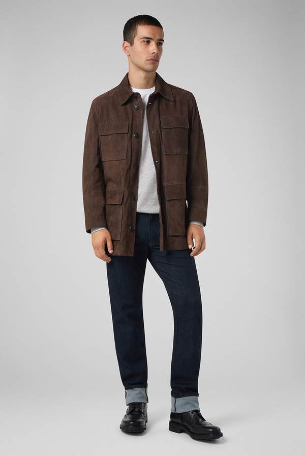 Suede field jacket - Pal Zileri shop online