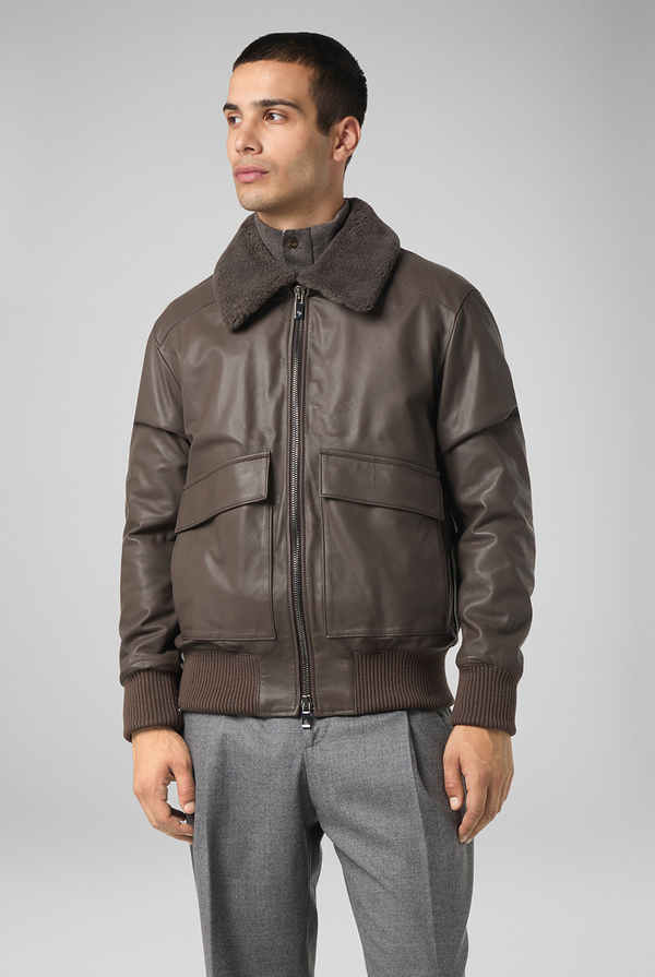 Bomber in pelle modello Aviator - Pal Zileri shop online