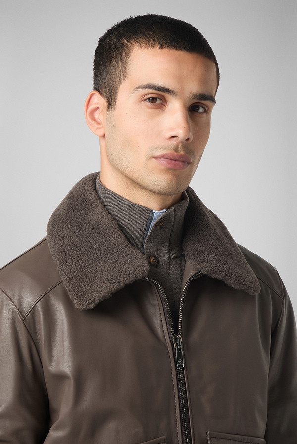 Aviator leather bomber - Pal Zileri shop online