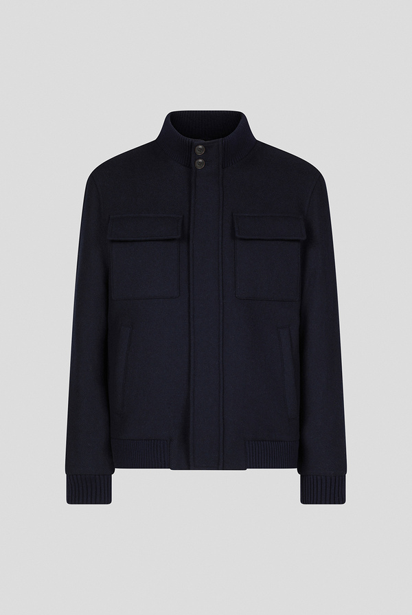 Blouson in lana blu navy - Pal Zileri shop online