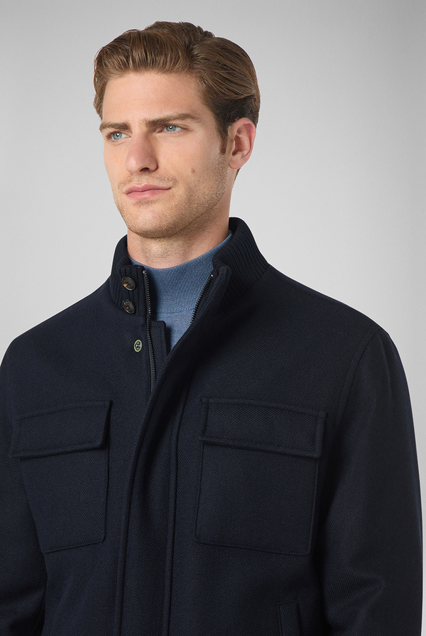 Blouson in lana blu navy - Pal Zileri shop online