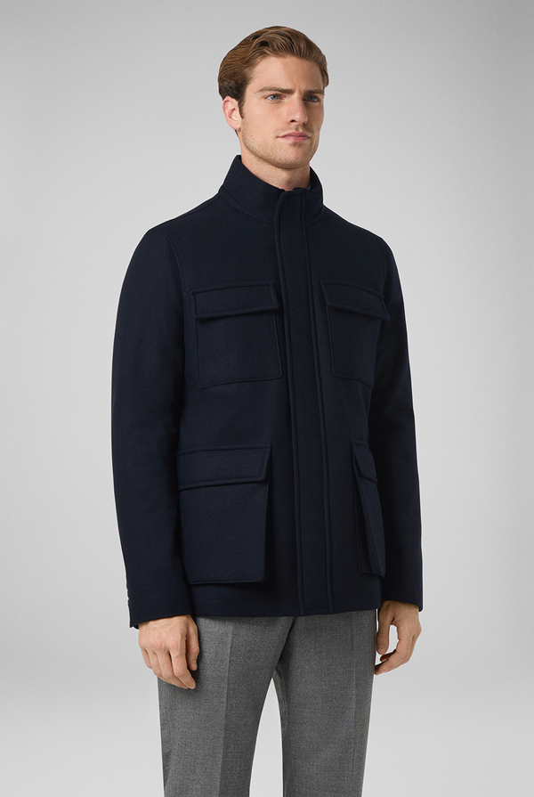 Field jacket in technical wool water repellent - Pal Zileri shop online