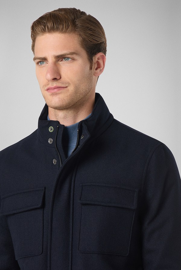 Field jacket in technical wool water repellent - Pal Zileri shop online