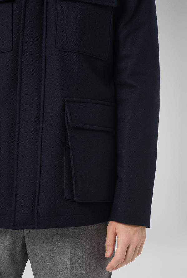 Field jacket in technical wool water repellent - Pal Zileri shop online