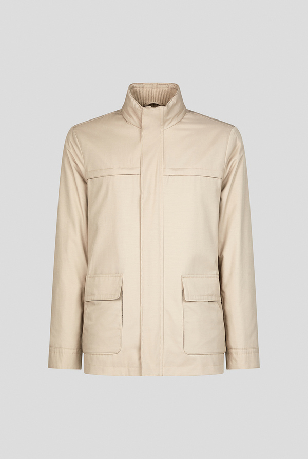 Pal Zileri Oyster Field Jacket in cotone tecnico idro repellente