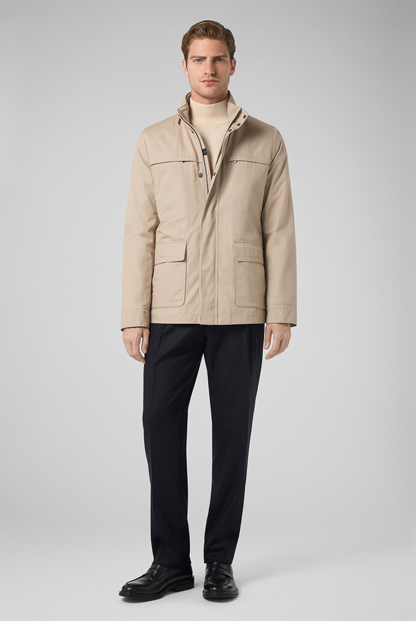 Oyster Field Jacket in cotone tecnico idro repellente - Pal Zileri shop online