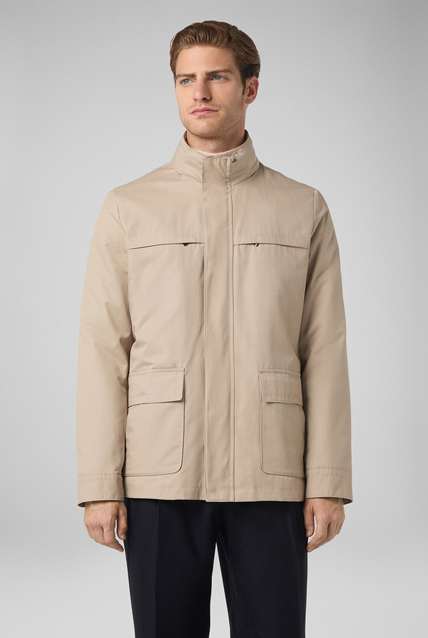 Oyster Field Jacket in cotone tecnico idro repellente - Pal Zileri shop online