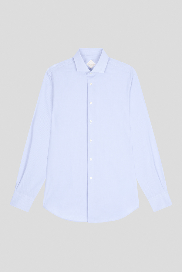 Micro jacquard shirt with collar Torino - Pal Zileri shop online