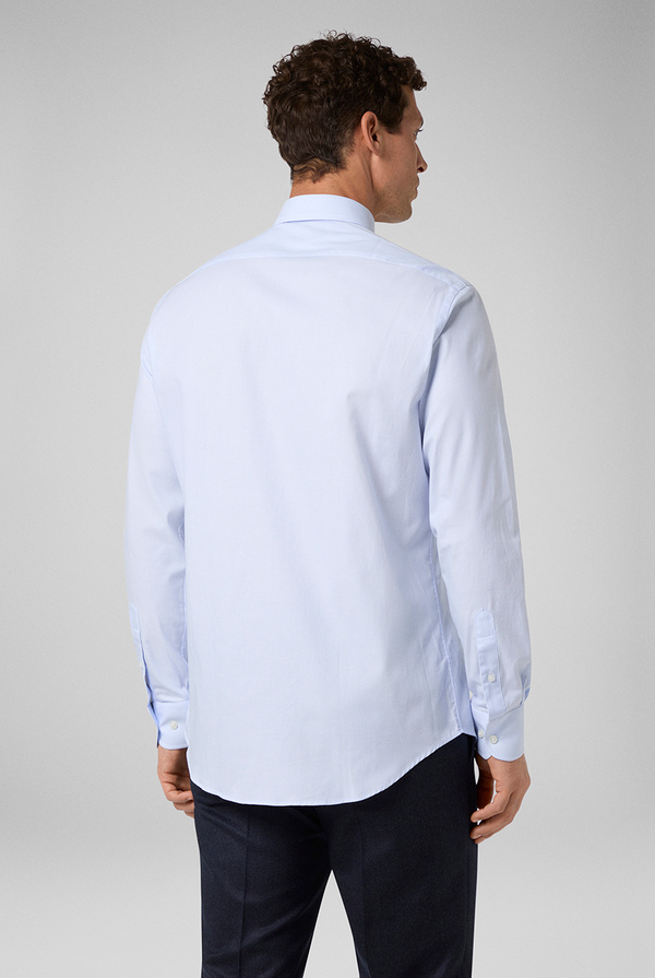 Micro jacquard shirt with contrasting details and collar Torino - Pal Zileri shop online
