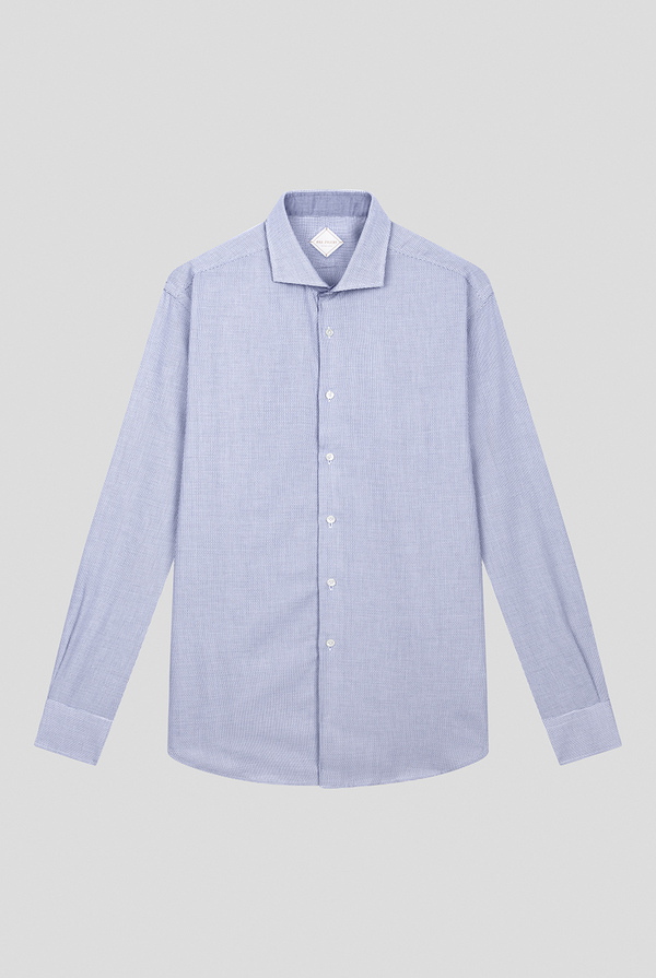 Camicia micro jacquard con collo Torino - Pal Zileri shop online