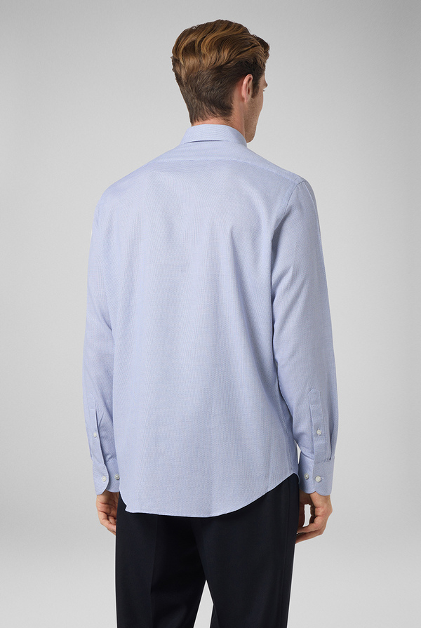 Camicia micro jacquard con collo Torino - Pal Zileri shop online