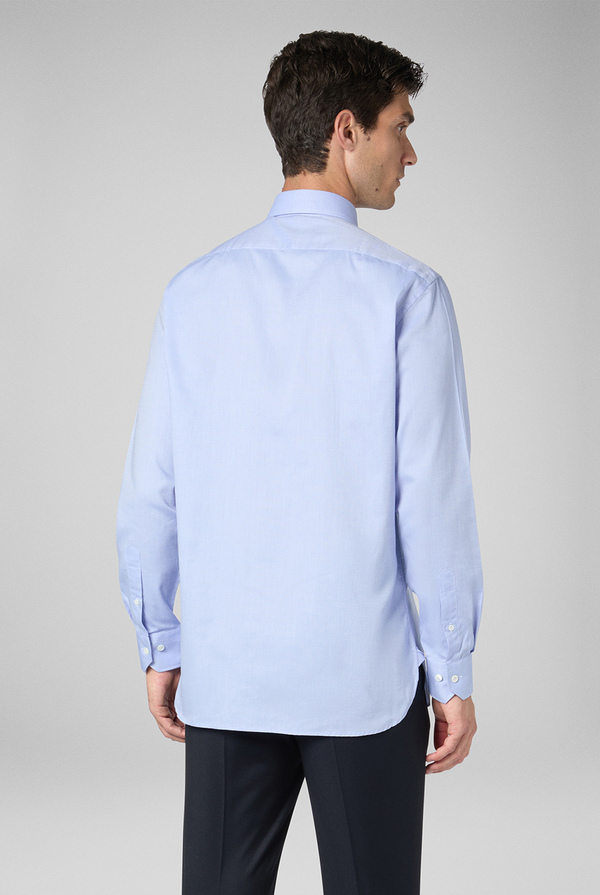 Micro jacquard shirt with collar Milano - Pal Zileri shop online