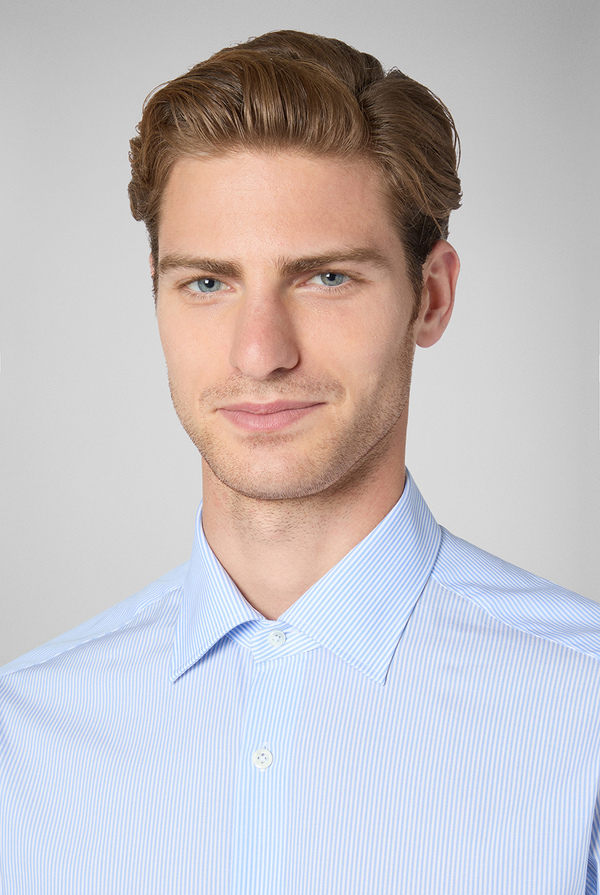 Camicia in puro cotone con collo Milano - Pal Zileri shop online