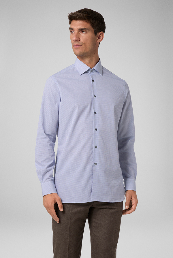 Micro pattern shirt with collar Milano - Pal Zileri shop online