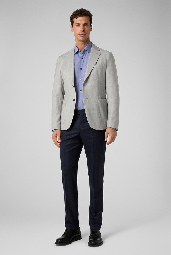 Camicia micro fantasia con collo Milano - Pal Zileri shop online