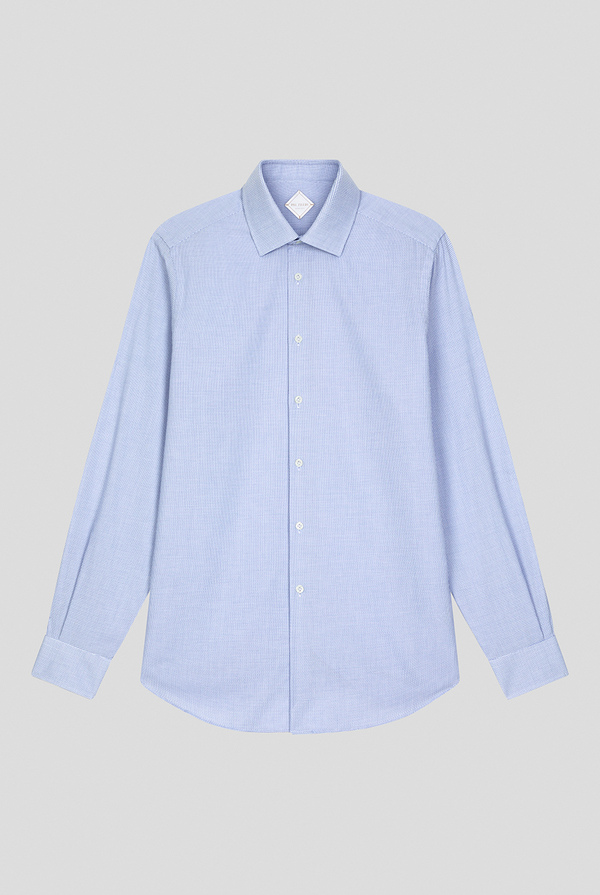 Camicia micro jacquard con collo Milano - Pal Zileri shop online