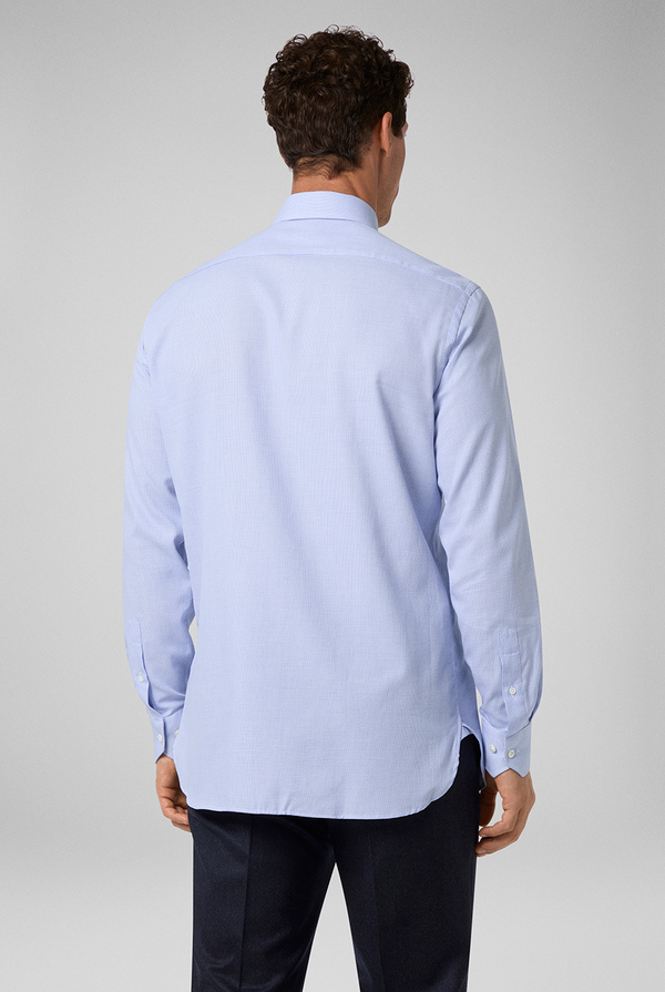 Camicia micro jacquard con collo Milano - Pal Zileri shop online