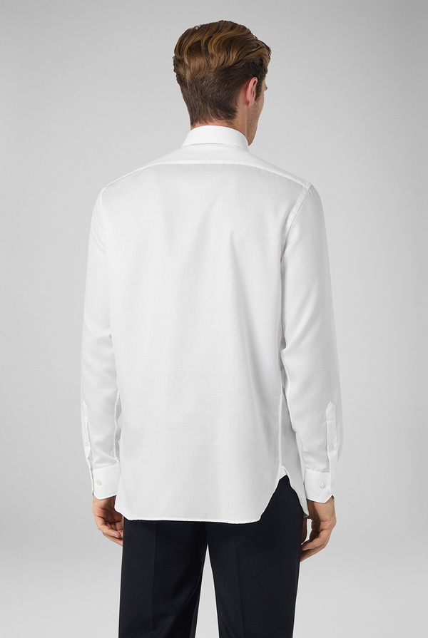 Micro pattern white shirt - Pal Zileri shop online