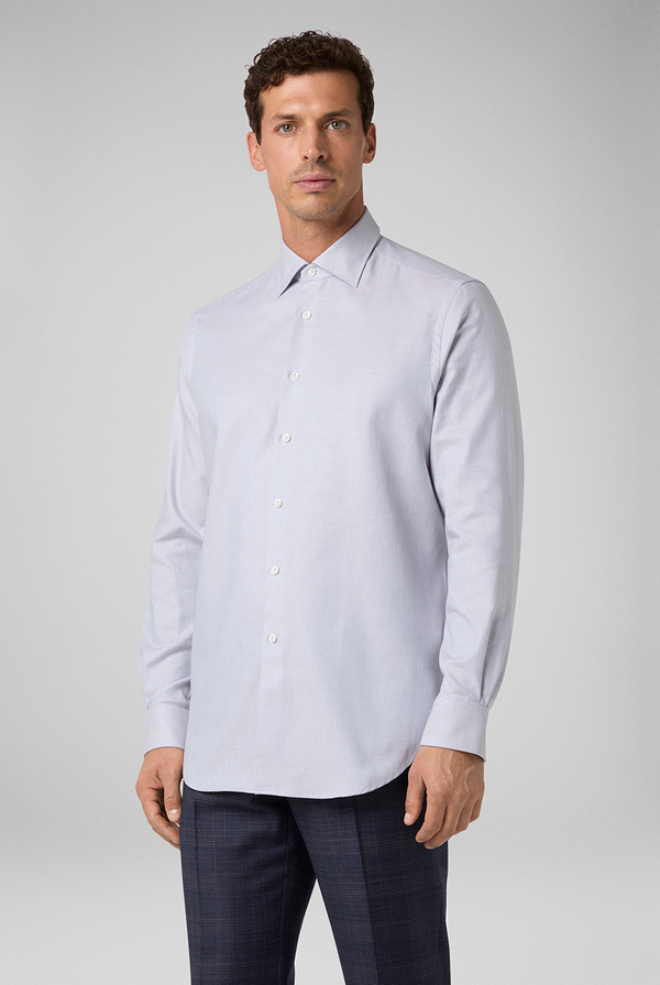 Micro jacquard shirt - Pal Zileri shop online