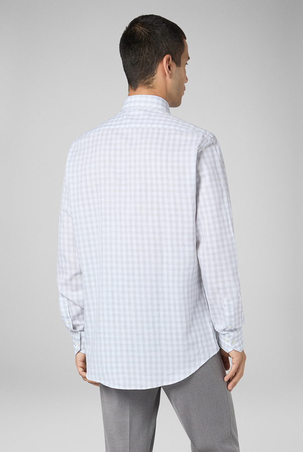 Camicia micro fantasia con collo Milano - Pal Zileri shop online