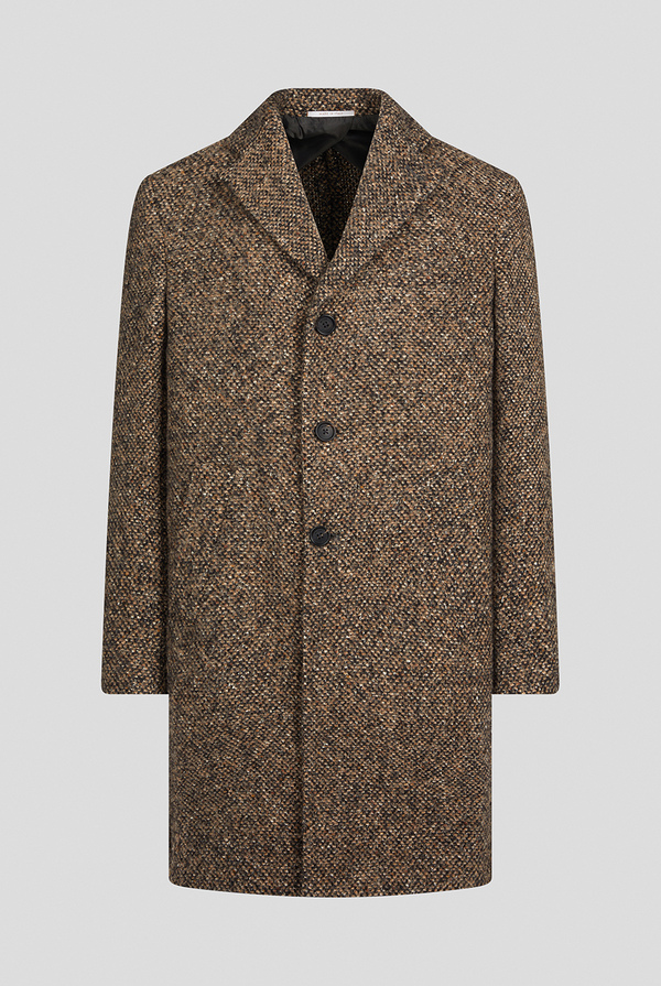 Coat in bouclè, silk and mohair - Pal Zileri shop online