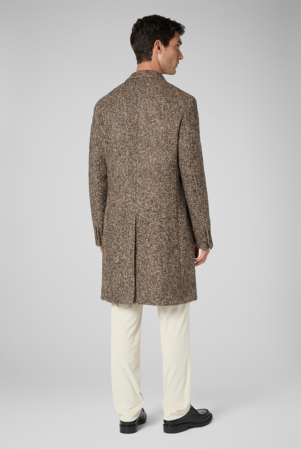 Coat in bouclè, silk and mohair - Pal Zileri shop online