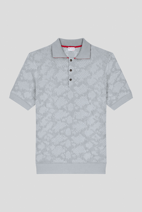 Knitted polo python effect - Pal Zileri shop online