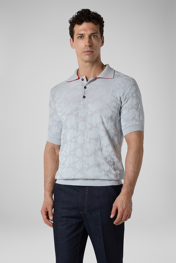Knitted polo python effect - Pal Zileri shop online